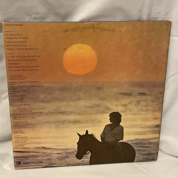 Carole King Thoroughbred (Vinyl, 1975) Ode SP 77034 VG LP Record Album - Picture 3 of 11
